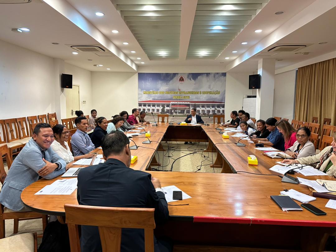 O MINISTÉRIO DA EDUCAÇÃO PARTICIPARAM NA REUNIÃO PREPARATÓRIA PARA A CELEBRAÇÃO DO DIA MUNDIAL DA LÍNGUA PORTUGUESA E DIA DA LÍNGUA PORTUGUESA E DA CULTURA NA CPLP -2024 NO MINISTÉRIO DOS NEGÓCIOS ESTRANGEIROS E COOPERAÇÃO