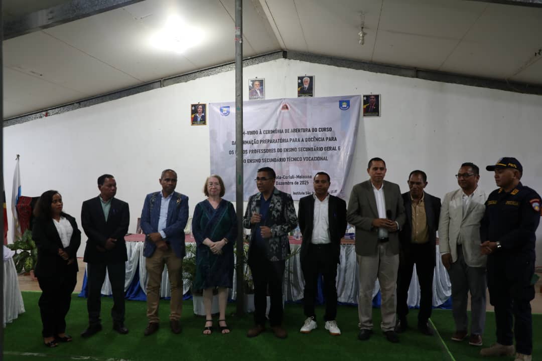 SEKRETÁRIU ESTADU ESJ-ESTV HALO ABERTURA KURSU FORMASAUN PREPARATÓRIU BA PROFESÓR FOUN ENSINU SEKUNDÁRIA JERÁL NO ENSINU SEKUNDÁRIA TÉKNIKU VOKASIONÁL IHA MUNISÍPIU BOBONARO