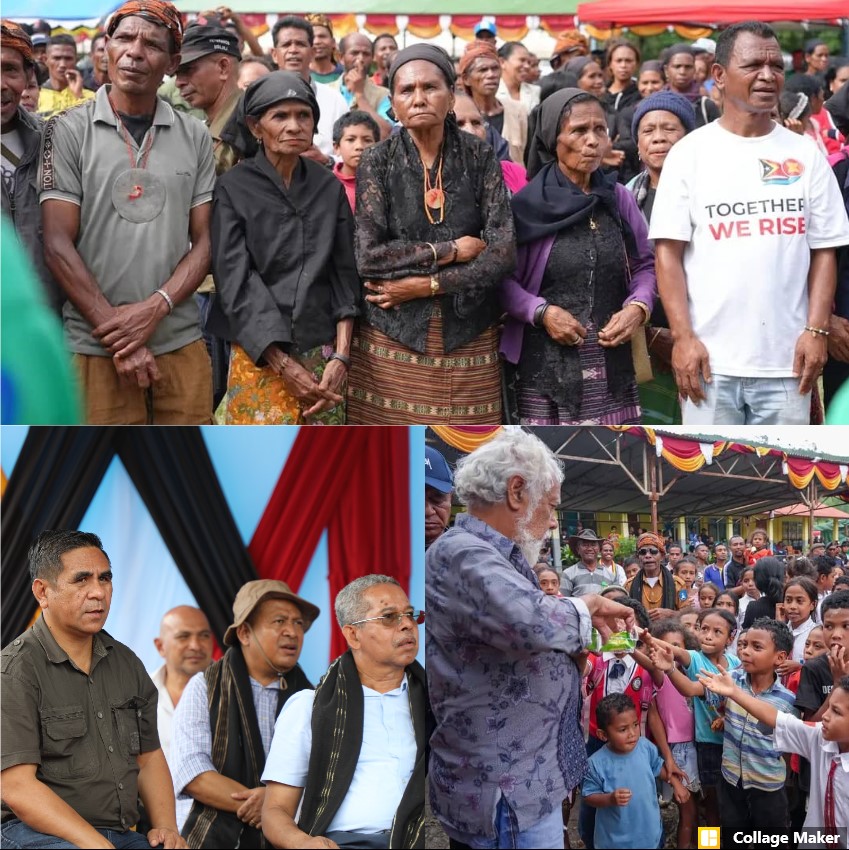 SEKRETÁRIU ESTADU ESJ-ESTV PARTISIPA IHA LANSAMENTU PROJETU REABILITASAUN ESTRADA GLENO NO LETEFOHO